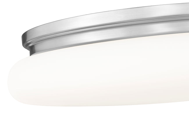 1025F20-BN-LED - Soleil 1 Light Flush 20" Mount - Brushed Nickel