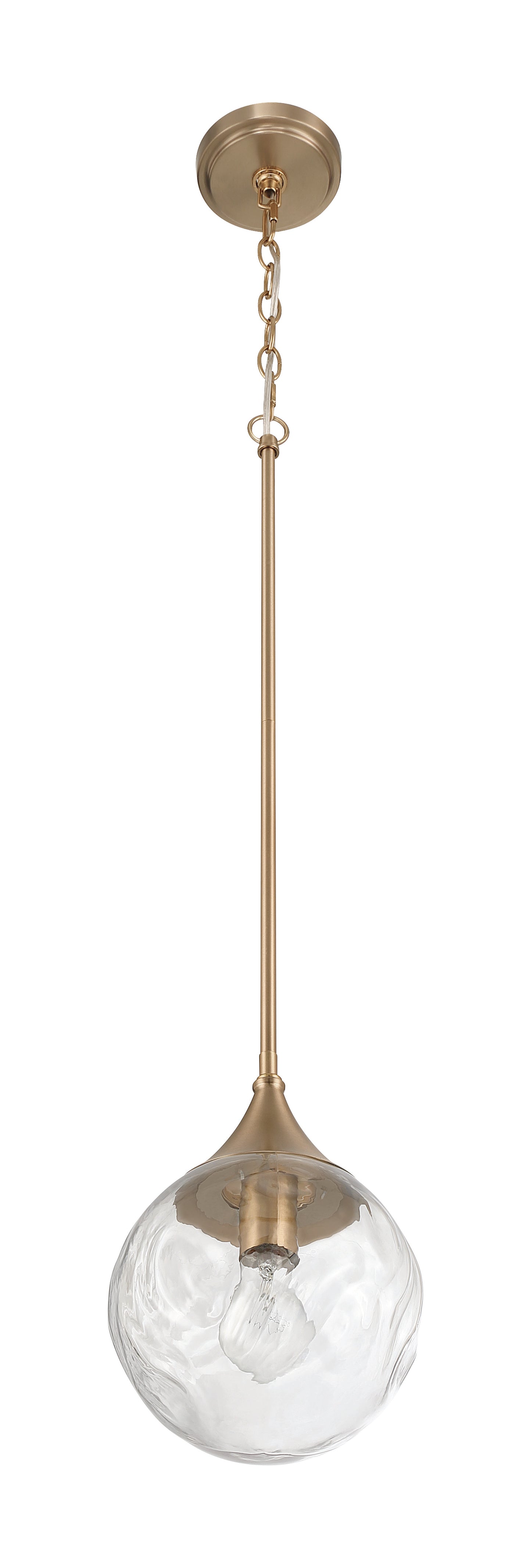 61291-CPZ - Reflection 1 Light 8" Wide Mini Pendant - Premium Bronze