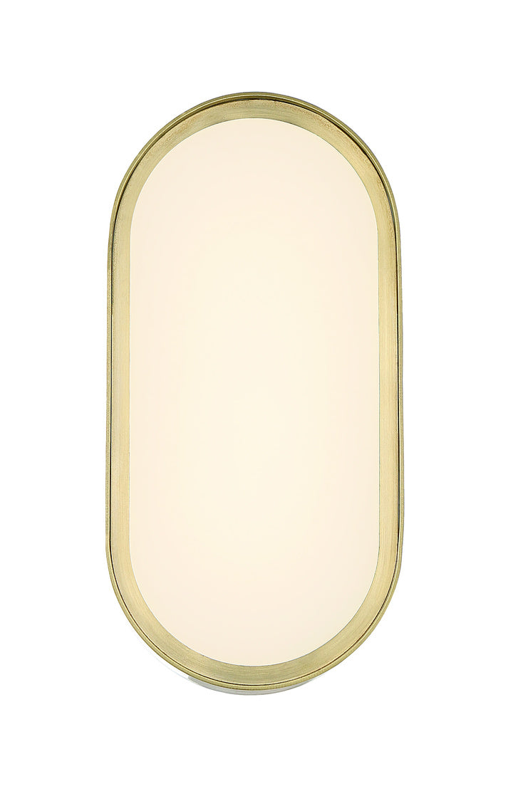54960-SB-LED - Melody 1 Light 10" High Wall Sconce - Satin Brass