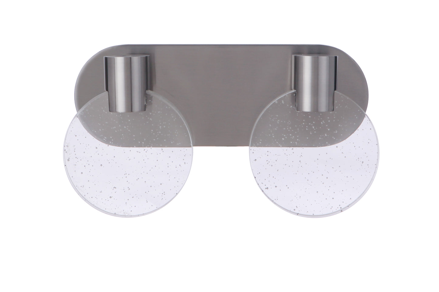 15114BNK-LED - Glisten 2 Light 13.5" Wide LED Vanity Light - Brushed Nickel