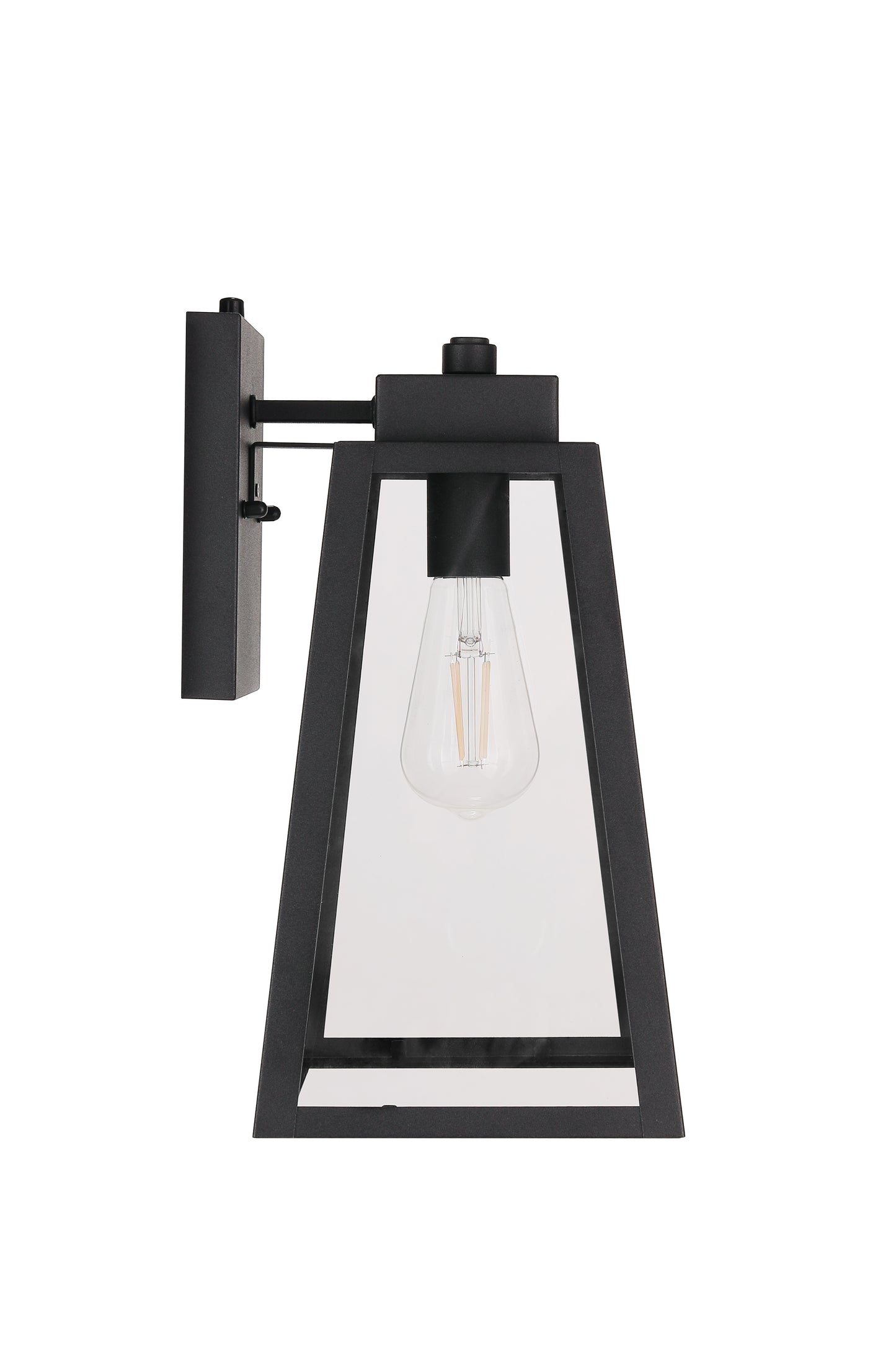 ZA6914-TB-PC - Sorano 1 Light 13.88" High Outdoor Wall Lantern - Textured Black