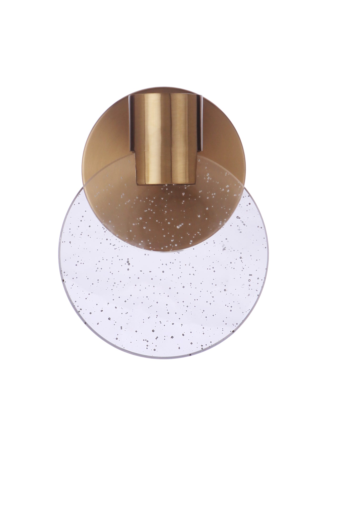 15106SB-LED - Glisten 1 Light 7.25" High Wall Sconce - Satin Brass
