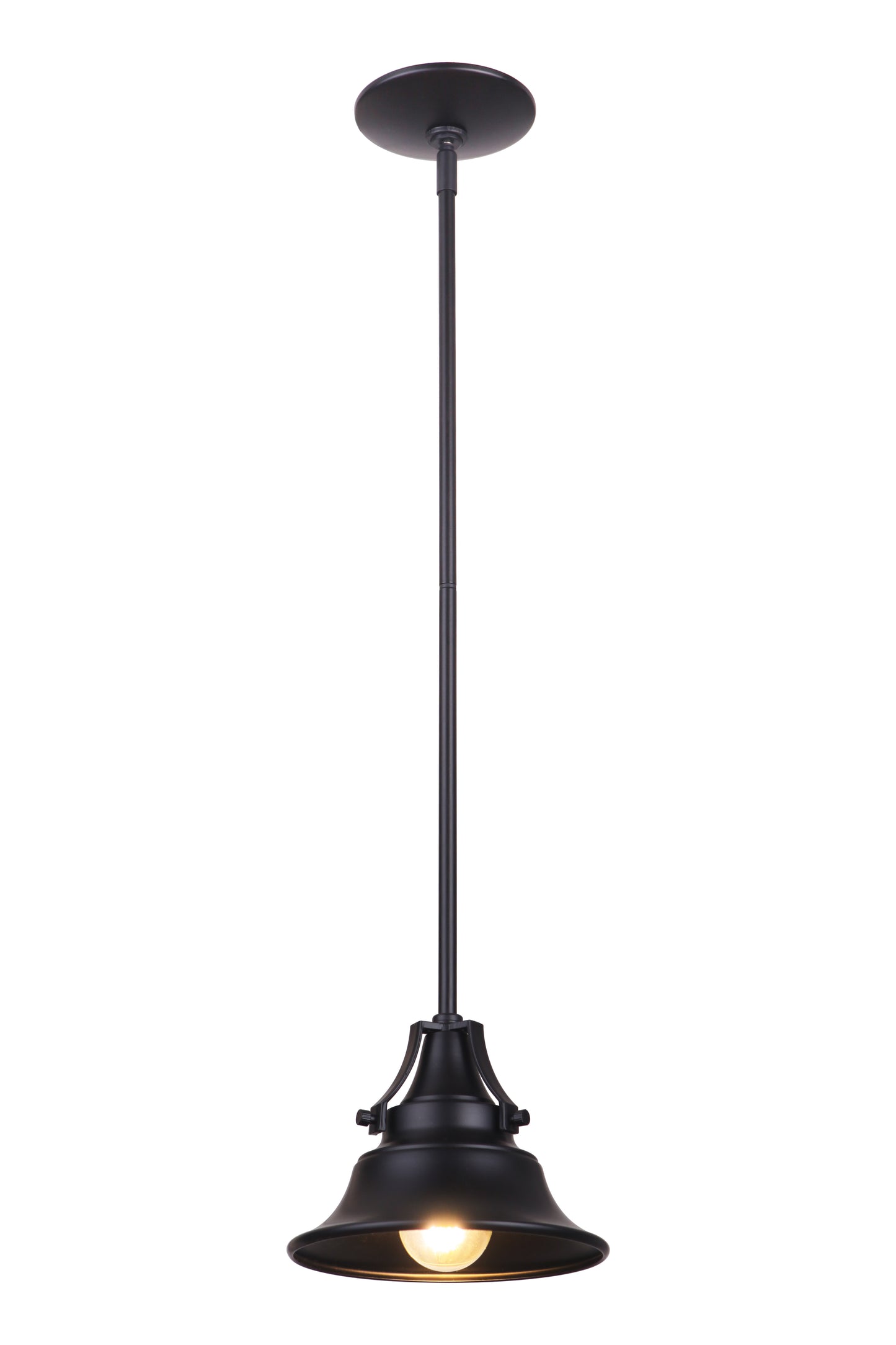 Z4421-MN - Union 1 Light 15" Wide Outdoor Pendant - Midnight