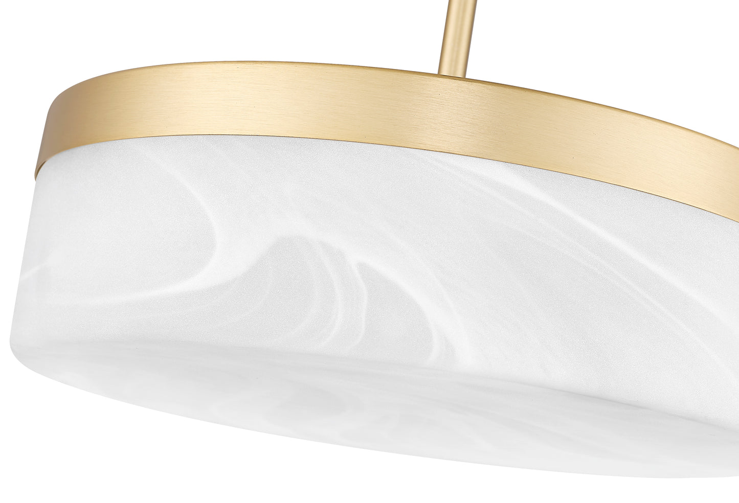 827P13-MGLD-LED - Renaud 1 Light 13" Pendant - Modern Gold