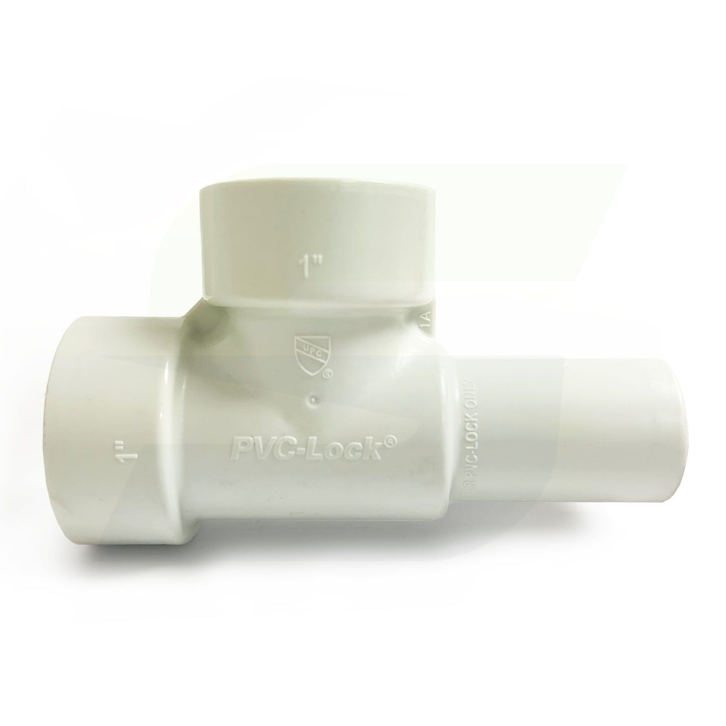 08686 - 1" PVC-Lock by 1" PVC-Lock by 1" Spigot Manifold Tee