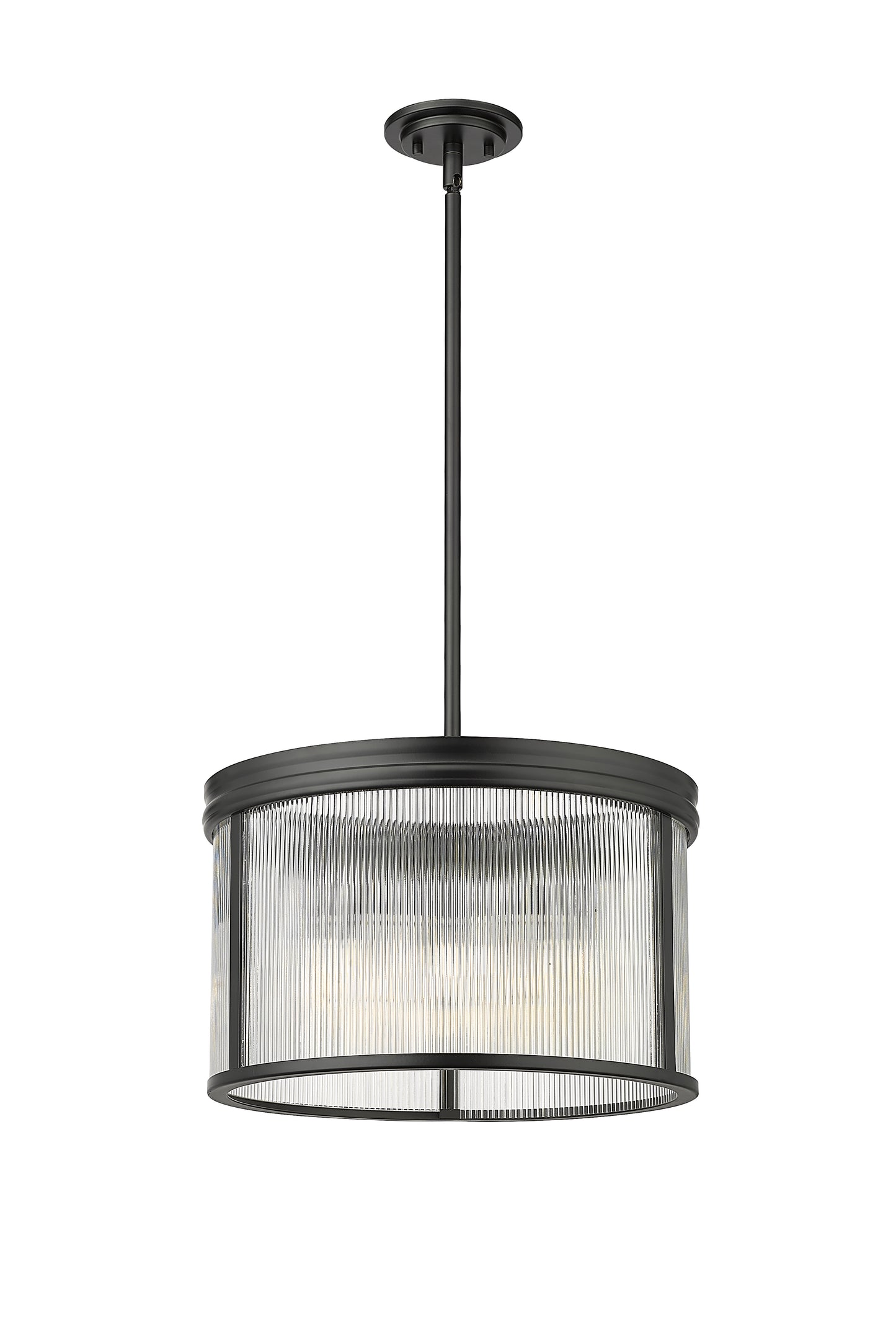 7504P18-MB - Carnaby 5 Light 18" Pendant - Matte Black