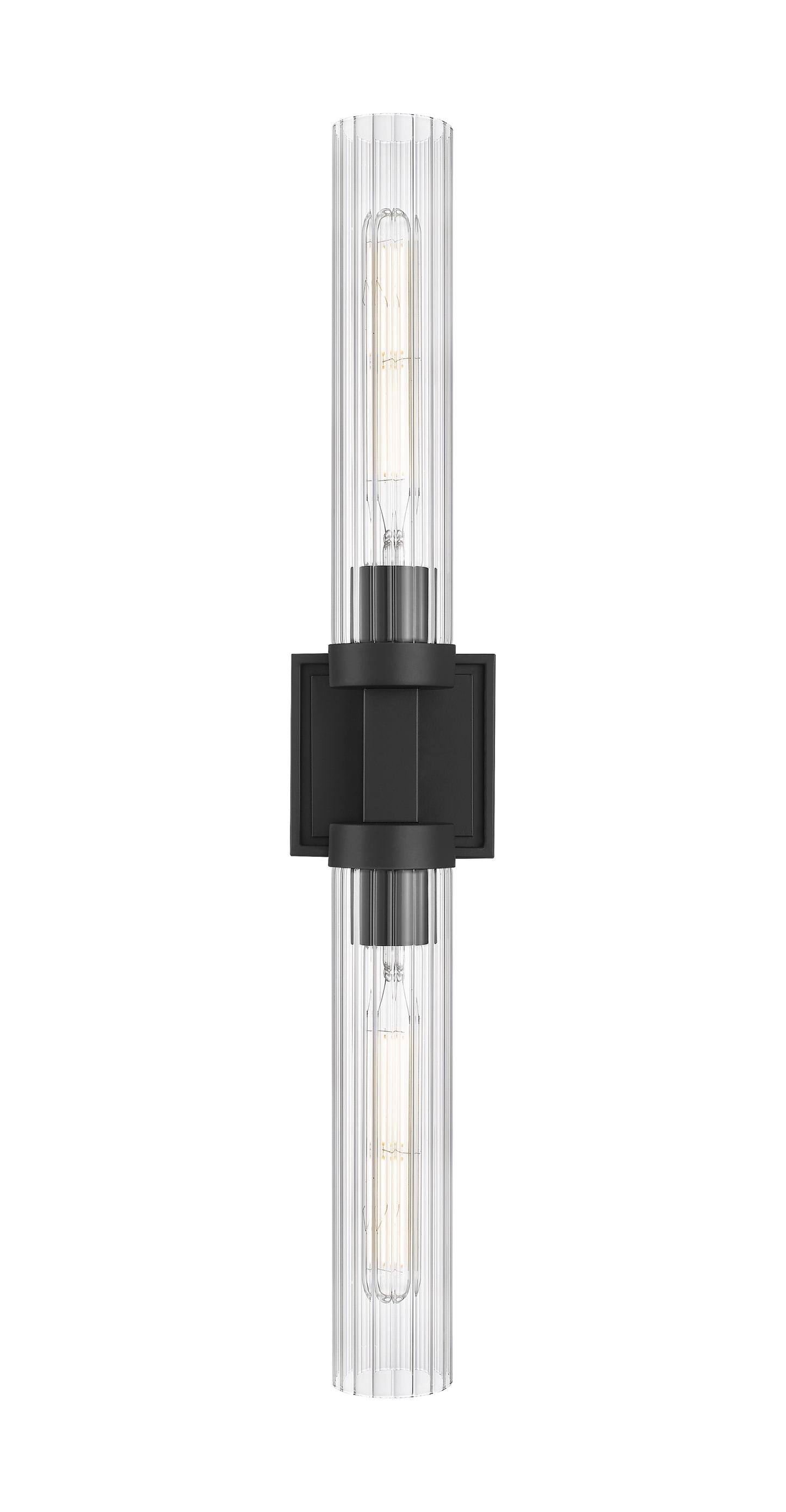 740-2W-MB - Beau 2 Light Wall 27" Sconce - Matte Black