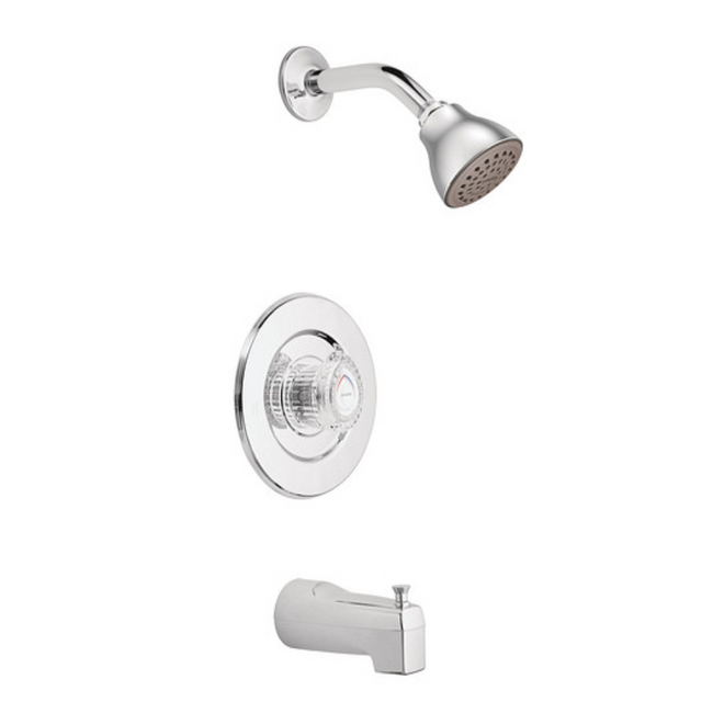 T471EP - Chateau Tub and Shower Trim Package With Single Function Shower Head - Less Valve- Chrome