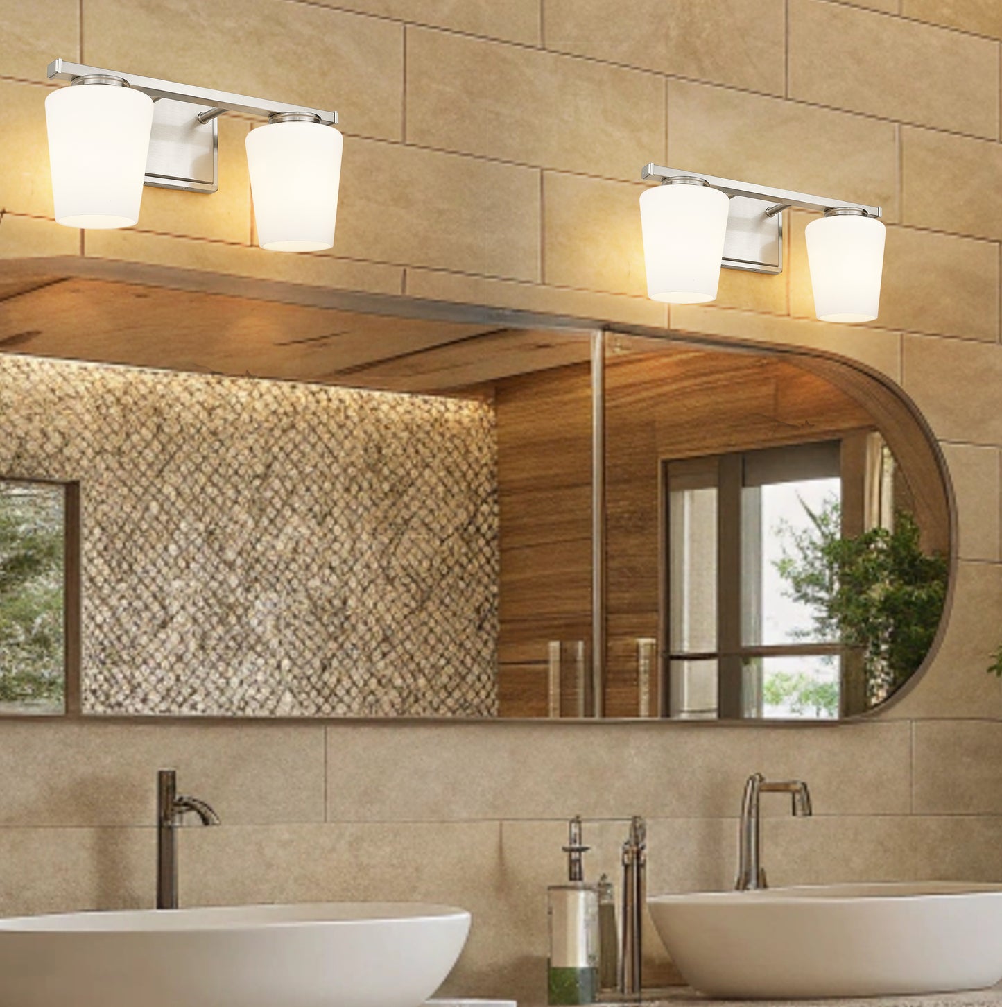 7703-2V-BN - Nextra 2 Light 16" Vanity - Brushed Nickel