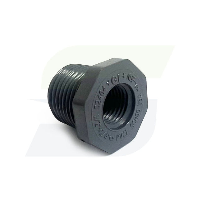 839-072 - 1/2" FNPT x 1/4" MNPT Schedule 80 Bushing