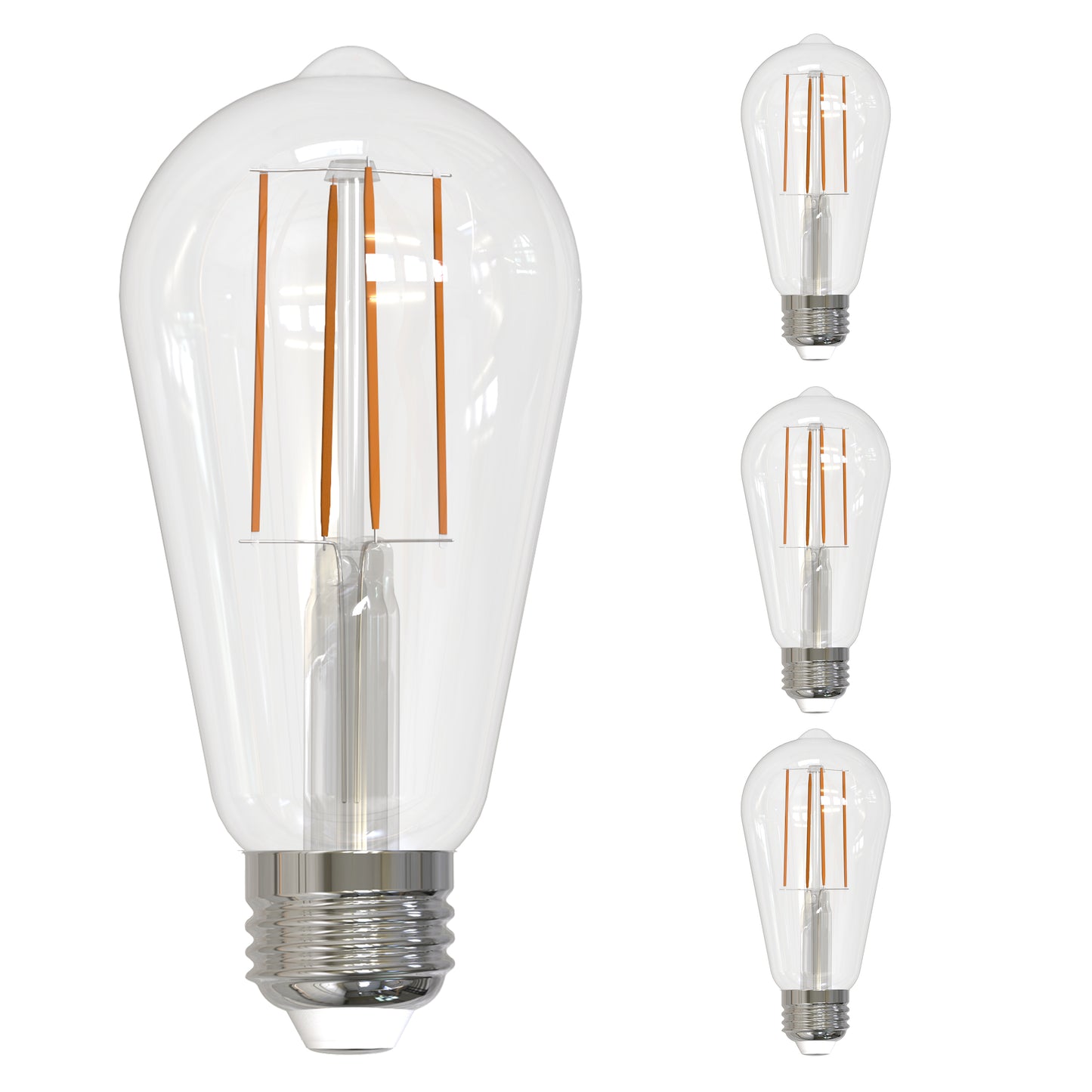 776935 - Dimmable ST18 LED Light Bulb - 8.5 Watt - 4000K - 4 Pack