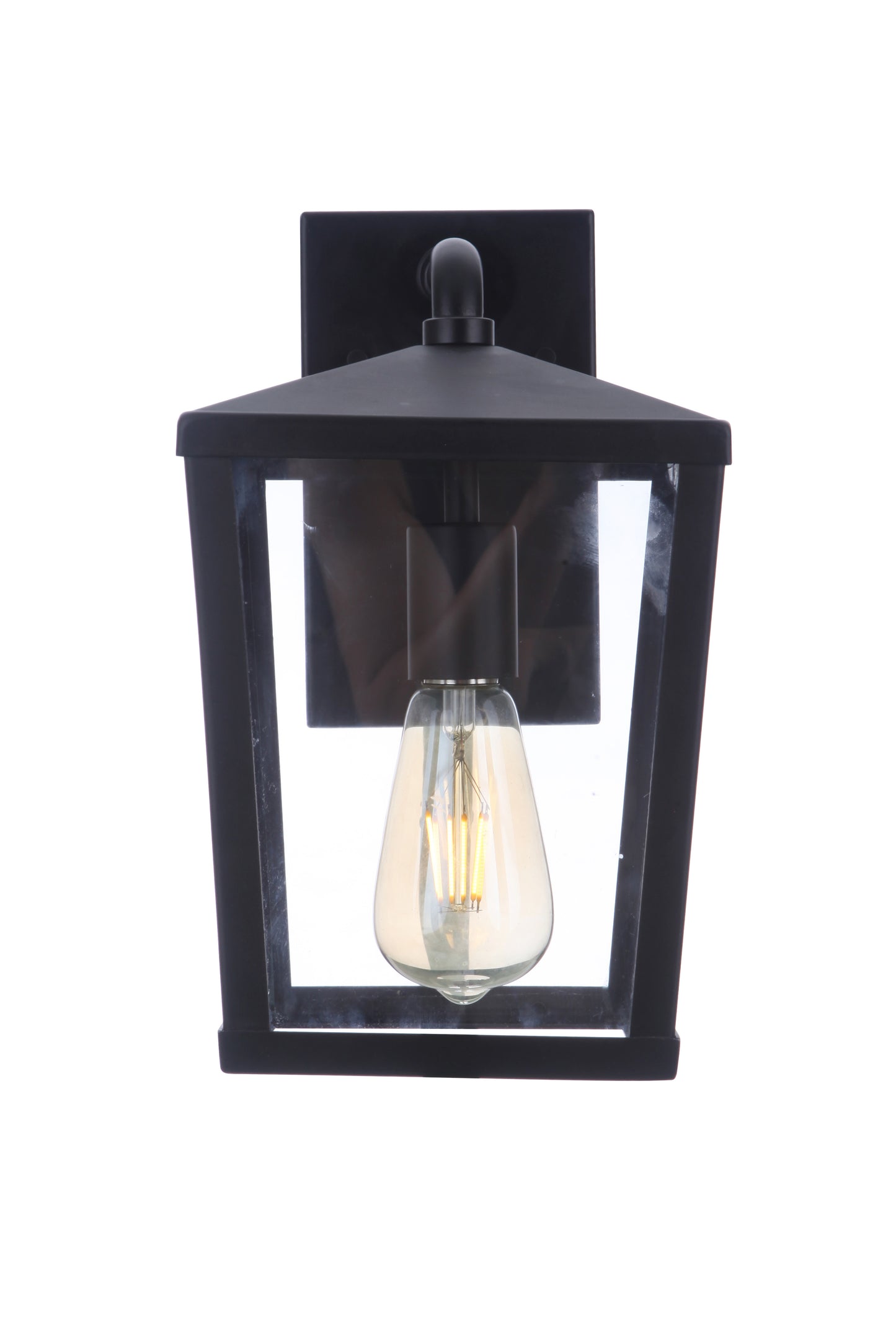 ZA4604-MN - Olsen 1 Light 12.13" High Outdoor Wall Lantern - Midnight