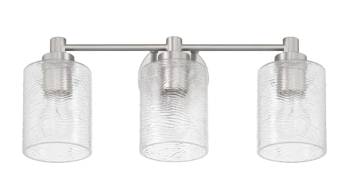 60203-BNK - Lyndsey 3 Light 20" Wide Vanity Light - Brushed Nickel