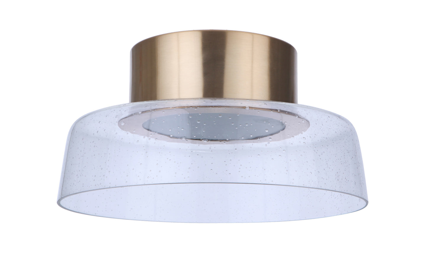 55180-SB-LED - Centric 1 Light 10.5" Wide Flush Mount - Satin Brass