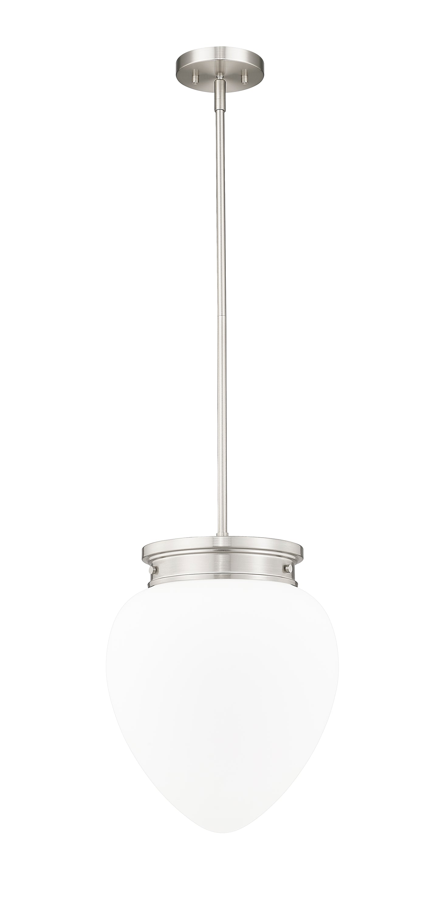 1945P12-BN - Gideon 1 Light 12" Pendant - Brushed Nickel