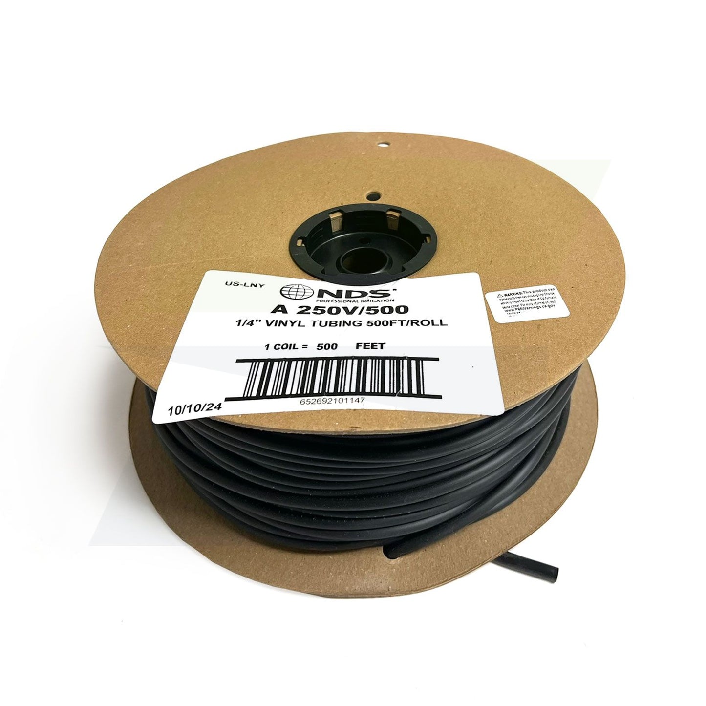 A250V/500  - 1/4" Vinyl Tubing - 500 Ft Roll