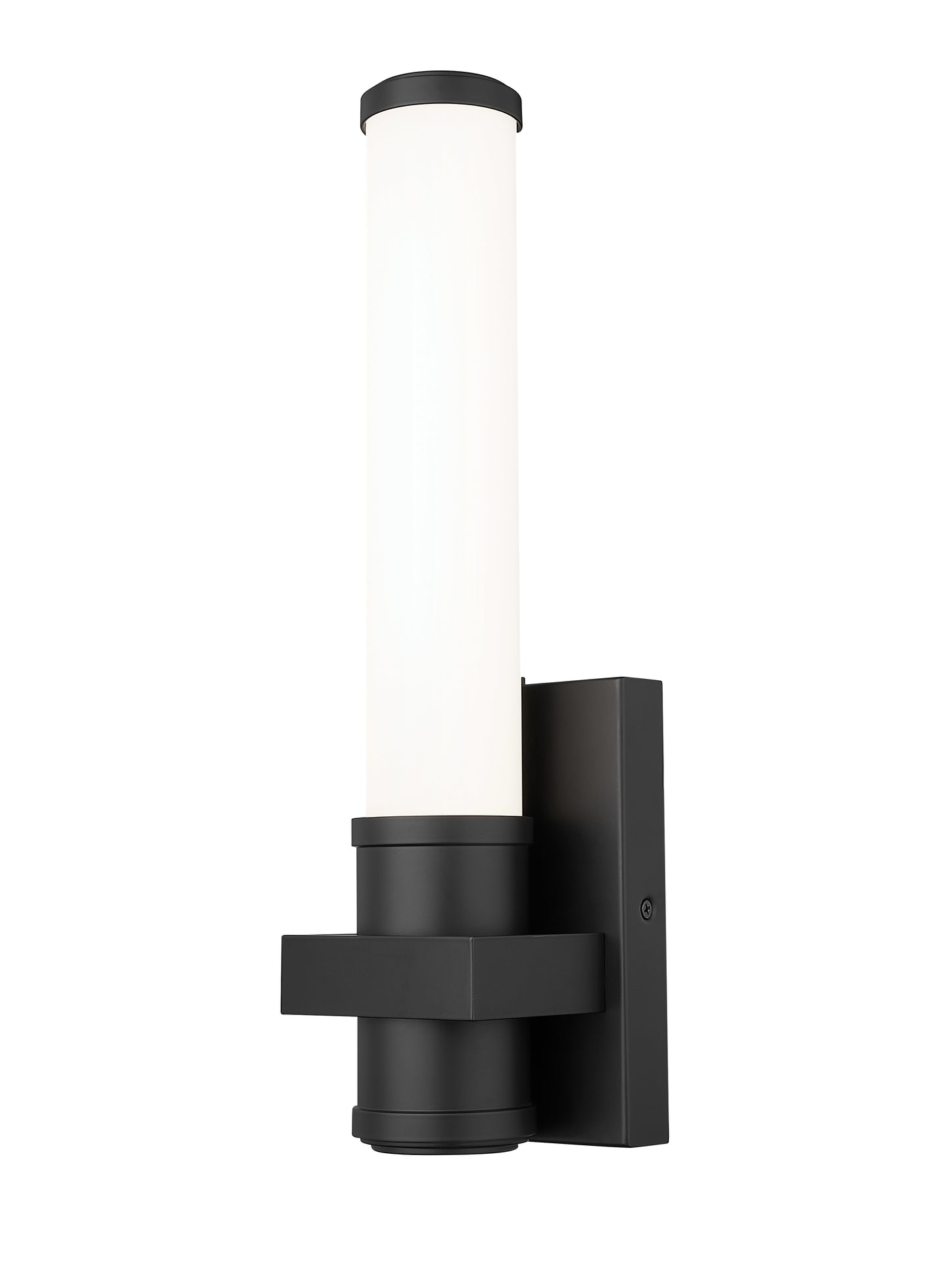 1019-1S-MB-LED - Idris 1 Light Wall 16" Sconce - Matte Black
