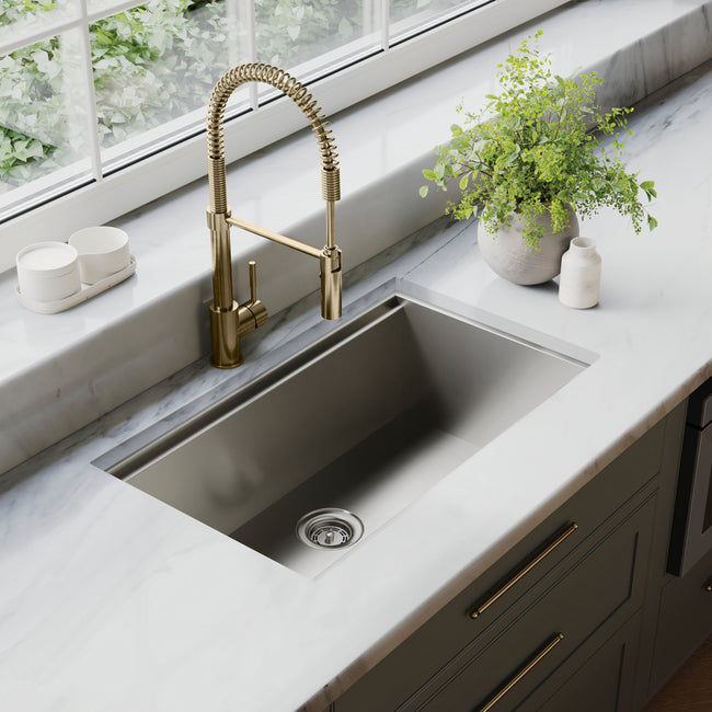 SRA-KF-CB - Sierra Kitchen Faucet in Champagne Bronze