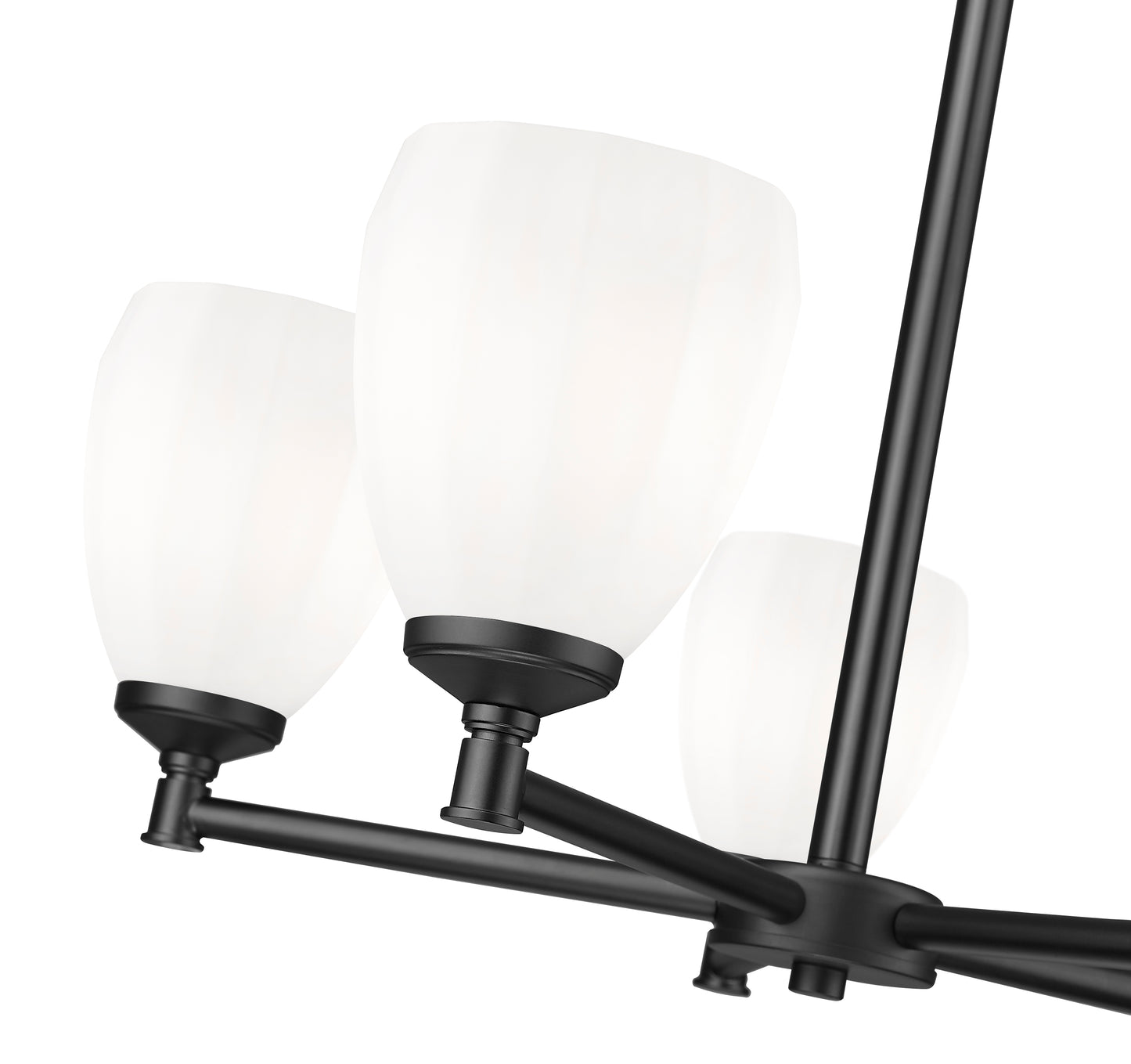 7004-5MB - Oren 5 Light 25" Chandelier - Matte Black