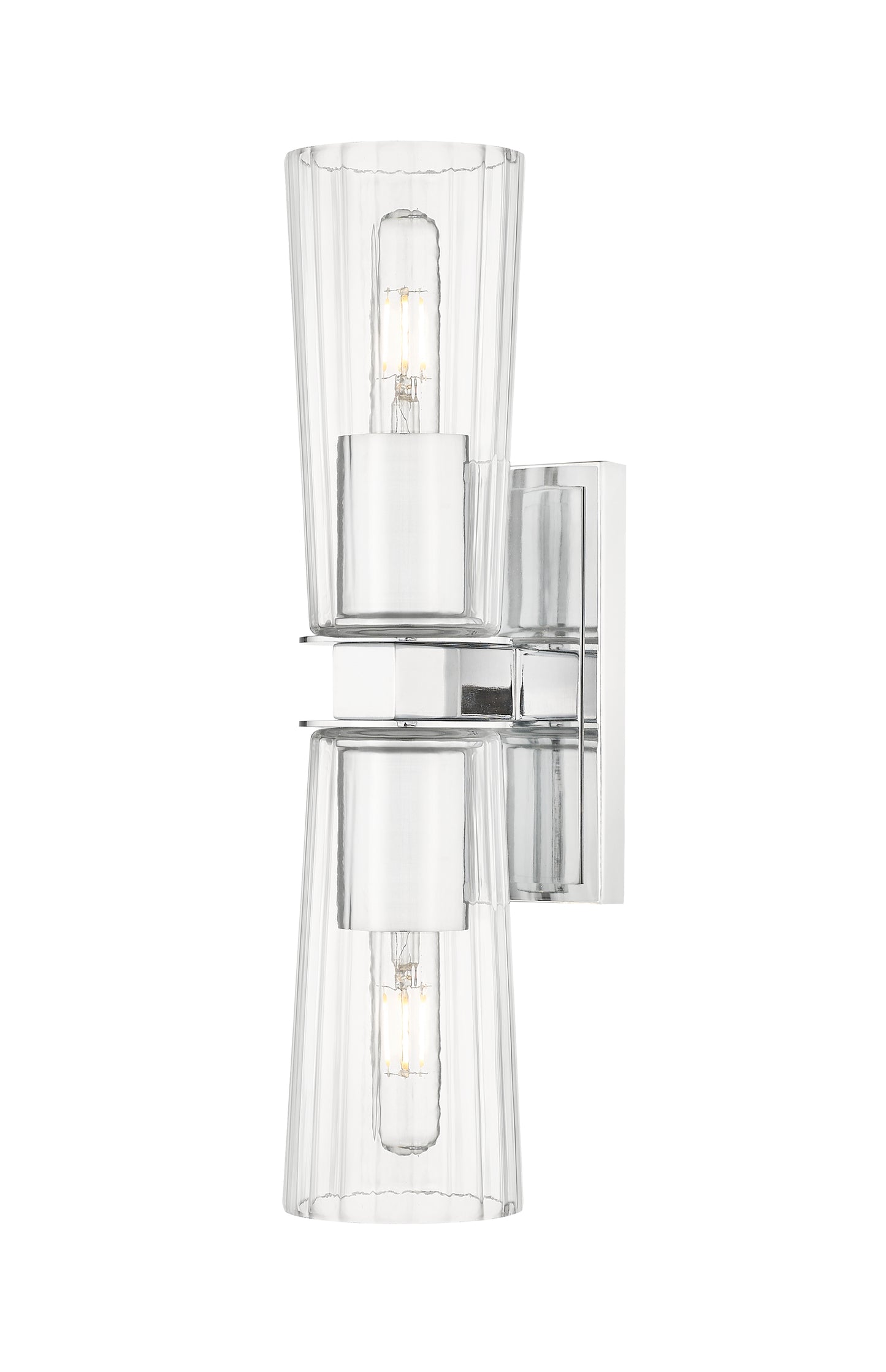 826-2S-CH - Titus 2 Light Wall 18" Sconce - Chrome