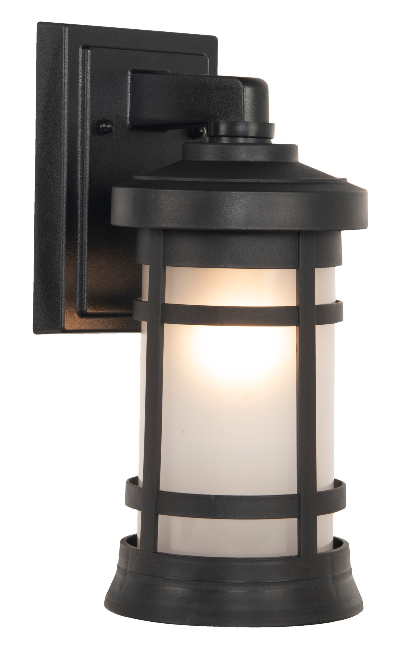 ZA2304-TB - Resilience Lanterns 1 Light 13" High Outdoor Wall Lantern - Textured Black