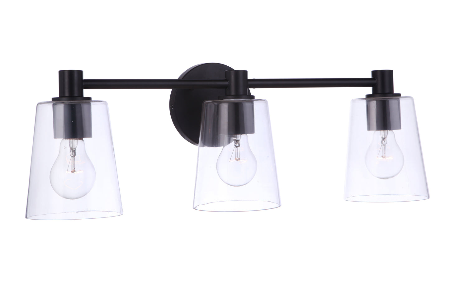 12623FB3 - Emilio 3 Light 23" Wide Vanity Light - Flat Black