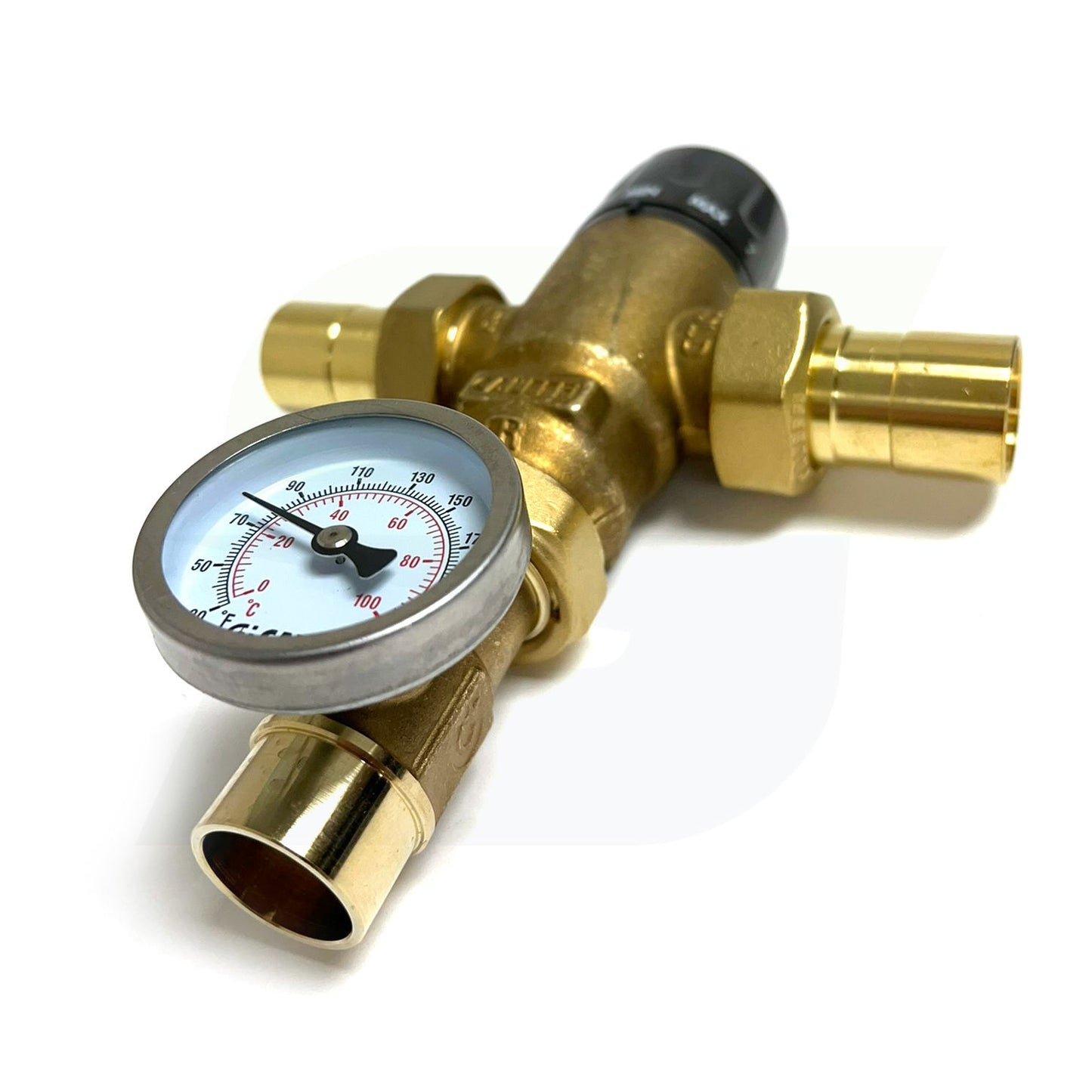 521519AC - MixCal Adjustable Thermostatic and Pressure Balanced Mixing Valve - 3/4" Sweat