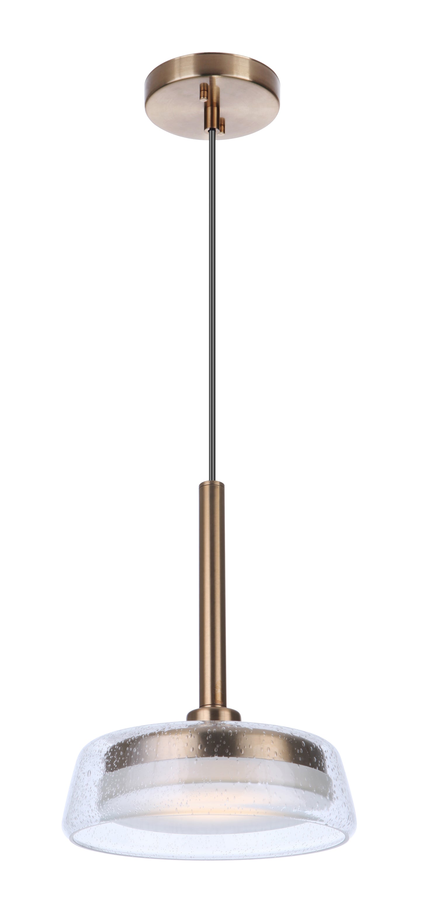 55191-SB-LED - Centric 1 Light 10" Wide Pendant - Satin Brass