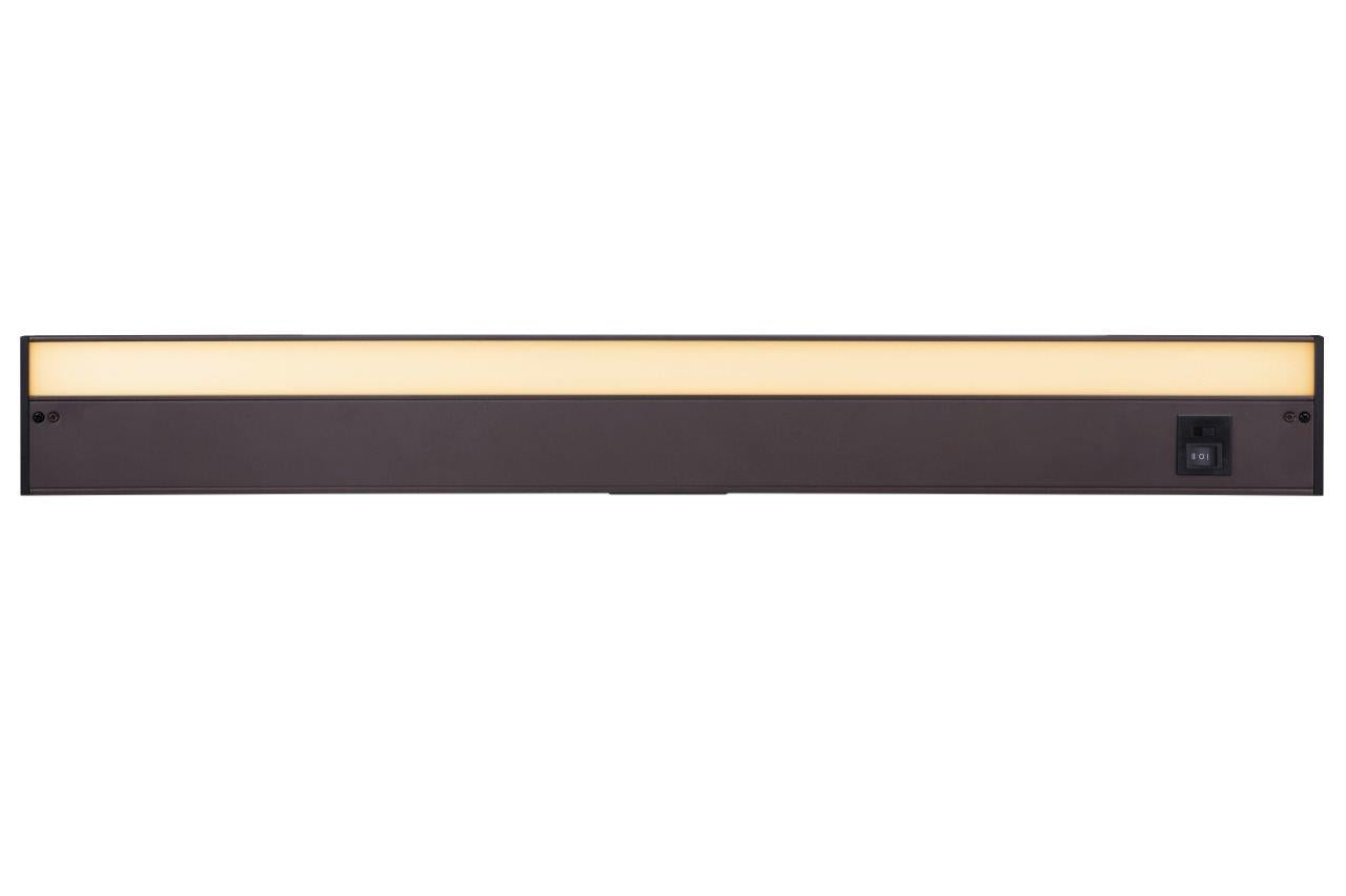 CUC3030-BZ-LED - 3CCT Under Cabinet Light Bars 1 Light 3.63" Wide Under Cabinet Light Bar - Bronze