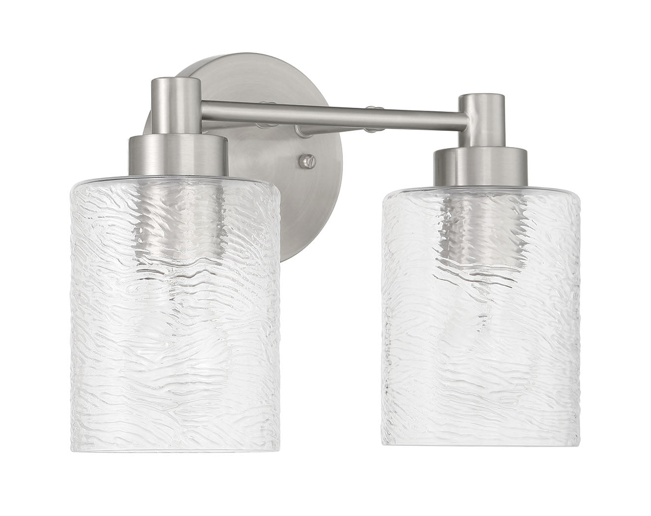 60202-BNK - Lyndsey 2 Light 12.38" Wide Vanity Light - Brushed Nickel