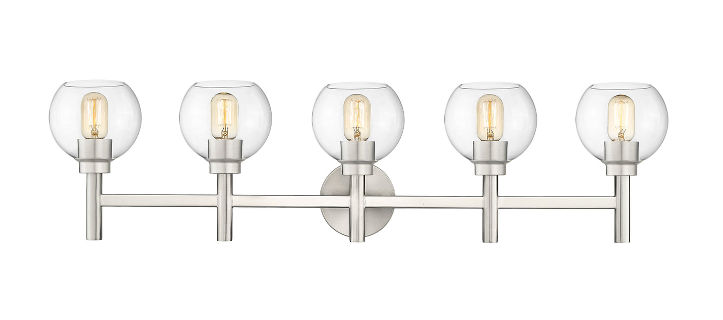 7502-5V-BN - Sutton 5 Light 40" Vanity - Brushed Nickel