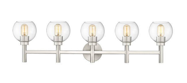 7502-5V-BN - Sutton 5 Light 40" Vanity - Brushed Nickel
