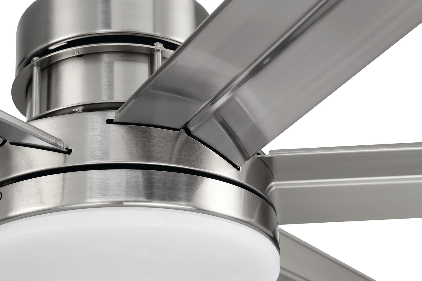MND80BNK6 - Mondo 80 80" 6 Blade Ceiling Fan with Light Kit - Brushed Nickel
