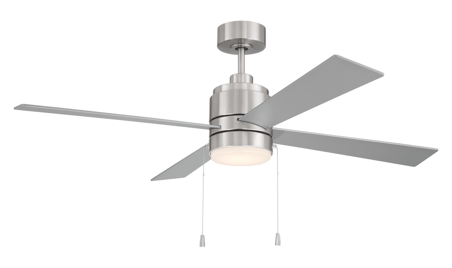 EMCY52BNK4-PC - Energy Star McCoy 52" 4 Blade Ceiling Fan 52" 4 Blade Ceiling Fan with Light Kit - Brushed Nickel