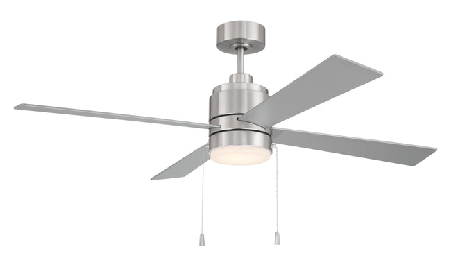 EMCY52BNK4-PC - Energy Star McCoy 52" 4 Blade Ceiling Fan 52" 4 Blade Ceiling Fan with Light Kit - Brushed Nickel