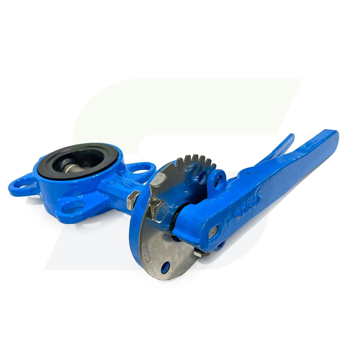 OS1-020-8CF8-LH - 2" OS Series Wafer Butterfly Valve - SS Disc - EPDM Seat - Lever