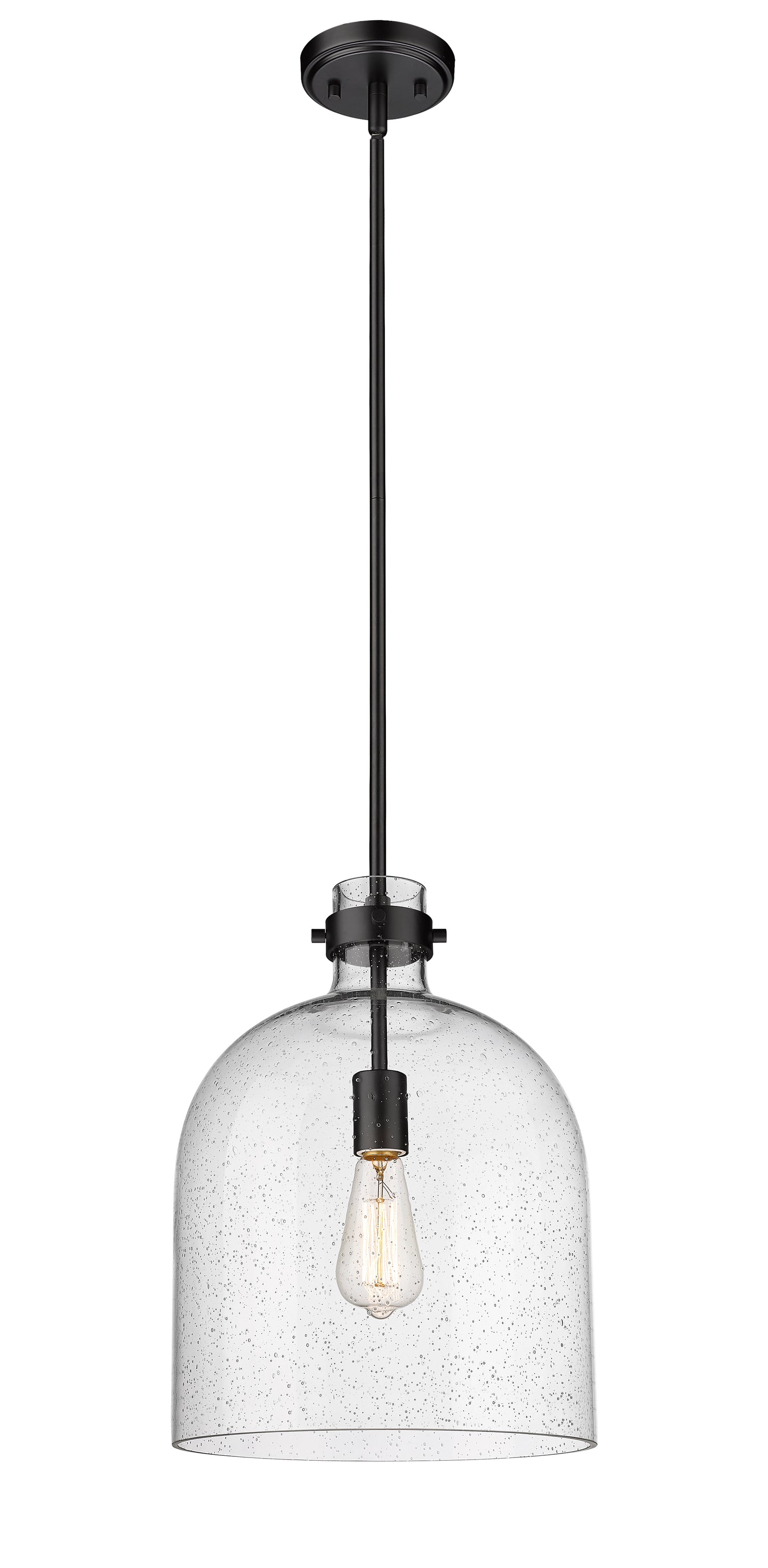 817-12MB - Pearson 1 Light 12" Pendant - Matte Black