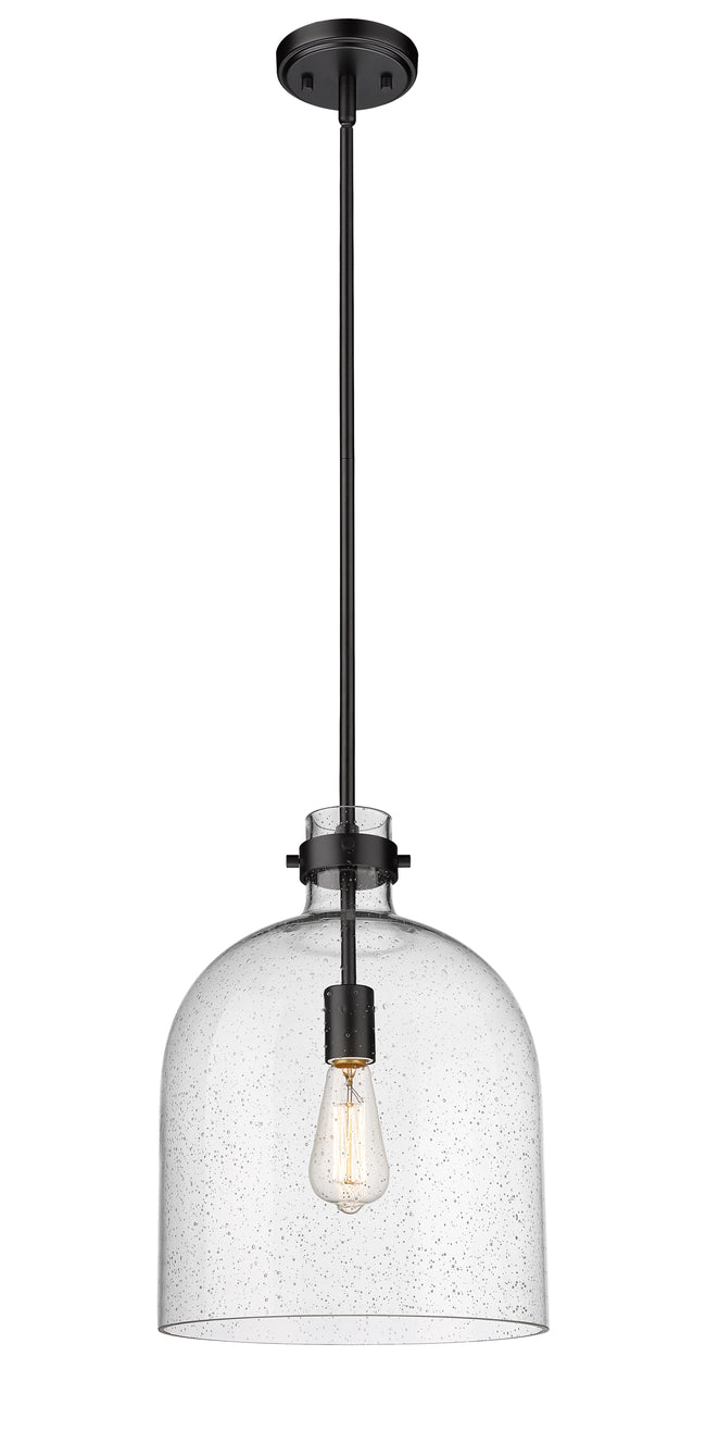 817-12MB - Pearson 1 Light 12" Pendant - Matte Black