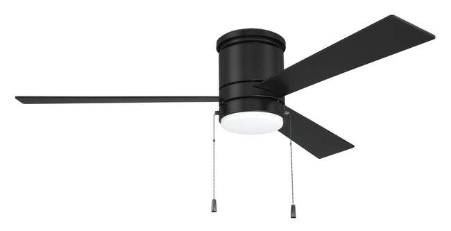 MCYH52FB3-PC - McCoy Hugger 52" 3-Blade Indoor Ceiling Fan 52" 3 Blade Ceiling Fan with Light Kit - Flat Black