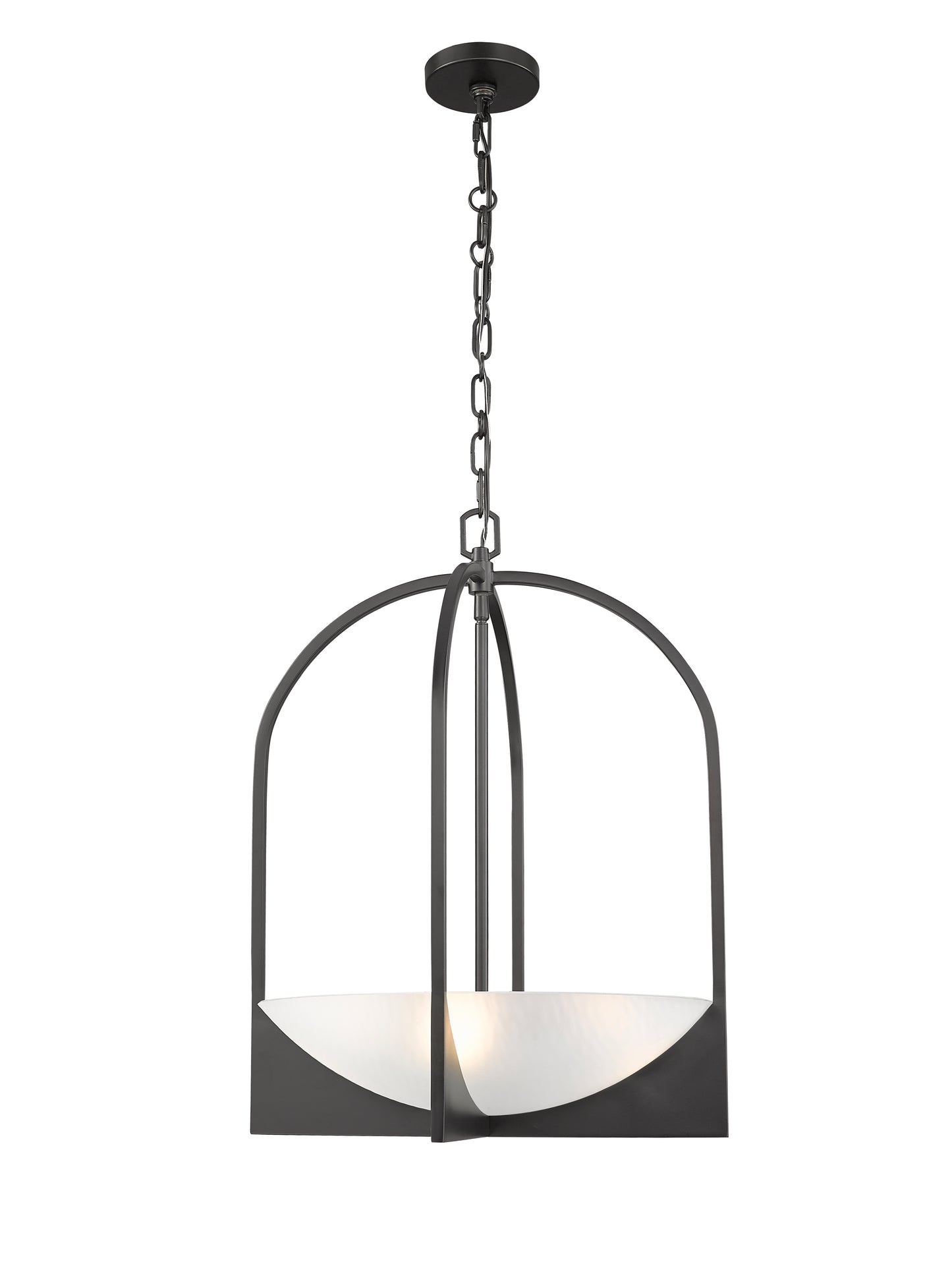 1947-24MB - Devon 4 Light 18" Pendant - Matte Black