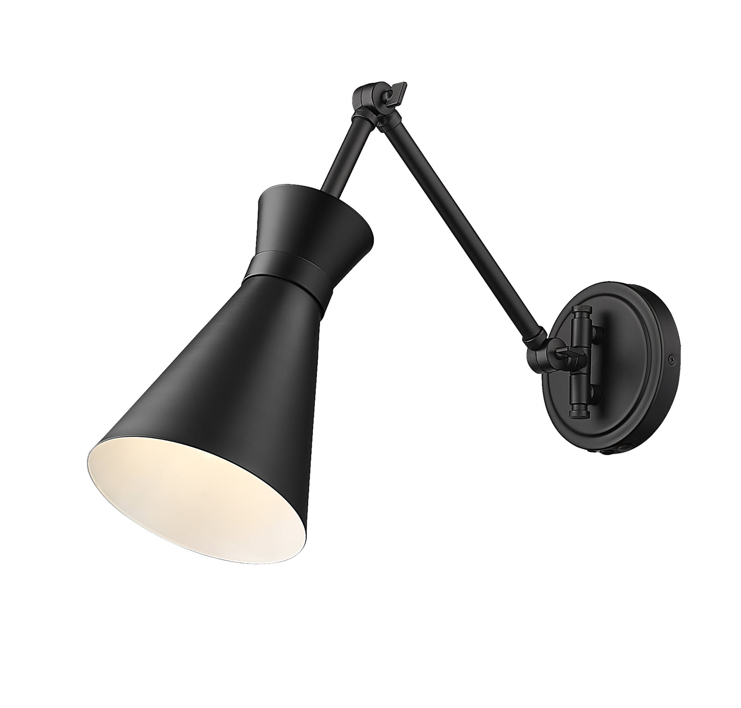 351S-MB - Soriano 1 Light Wall 6" Sconce - Matte Black
