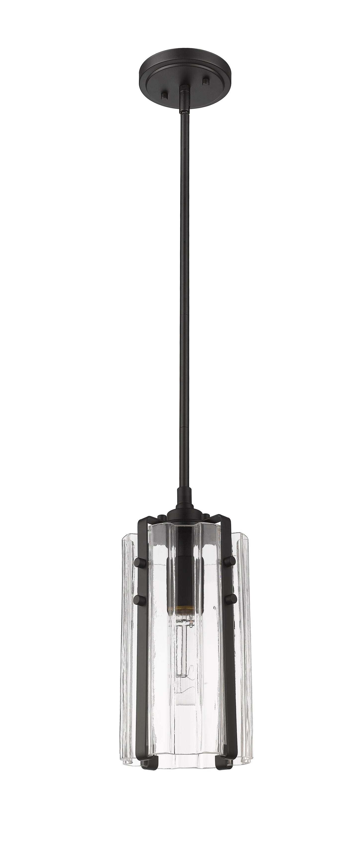 3036MP-MB - Alverton 1 Light 6" Pendant - Matte Black