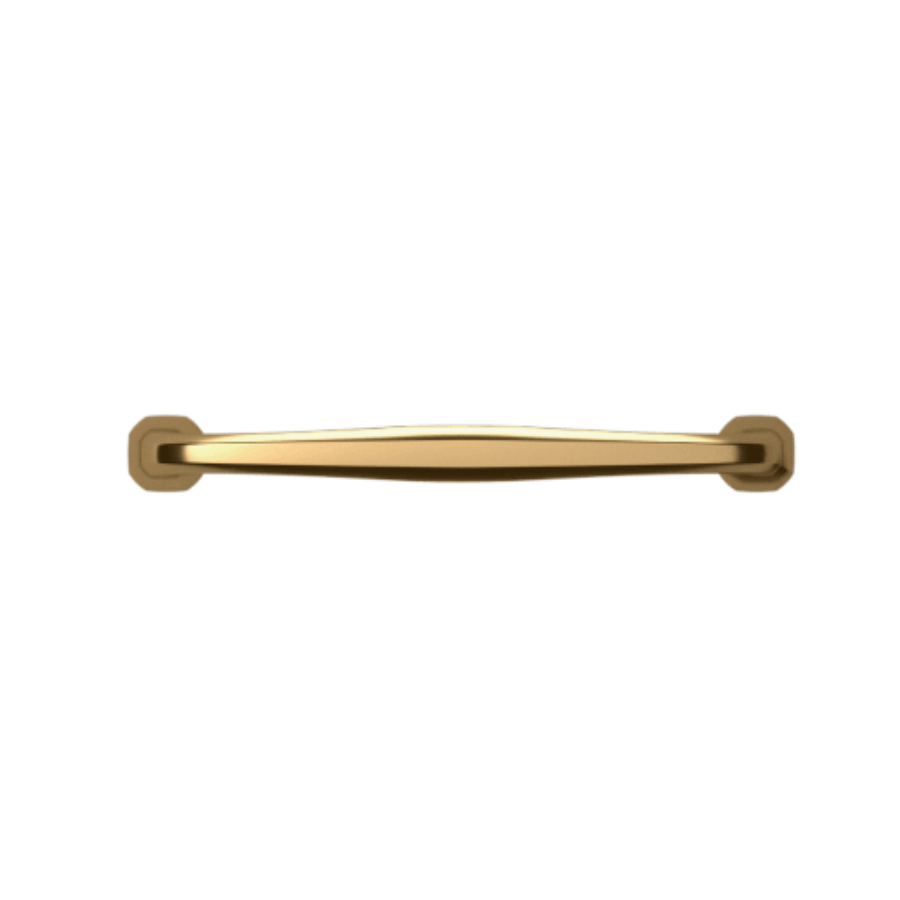 4395031 - 6" Centers - Severin Fayerman B Pull - Unlacquered Brass