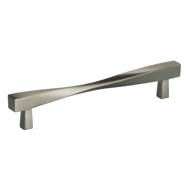 9009/170.15 - 6 5/8" - Twisted Handle - Satin Nickel Lacquered