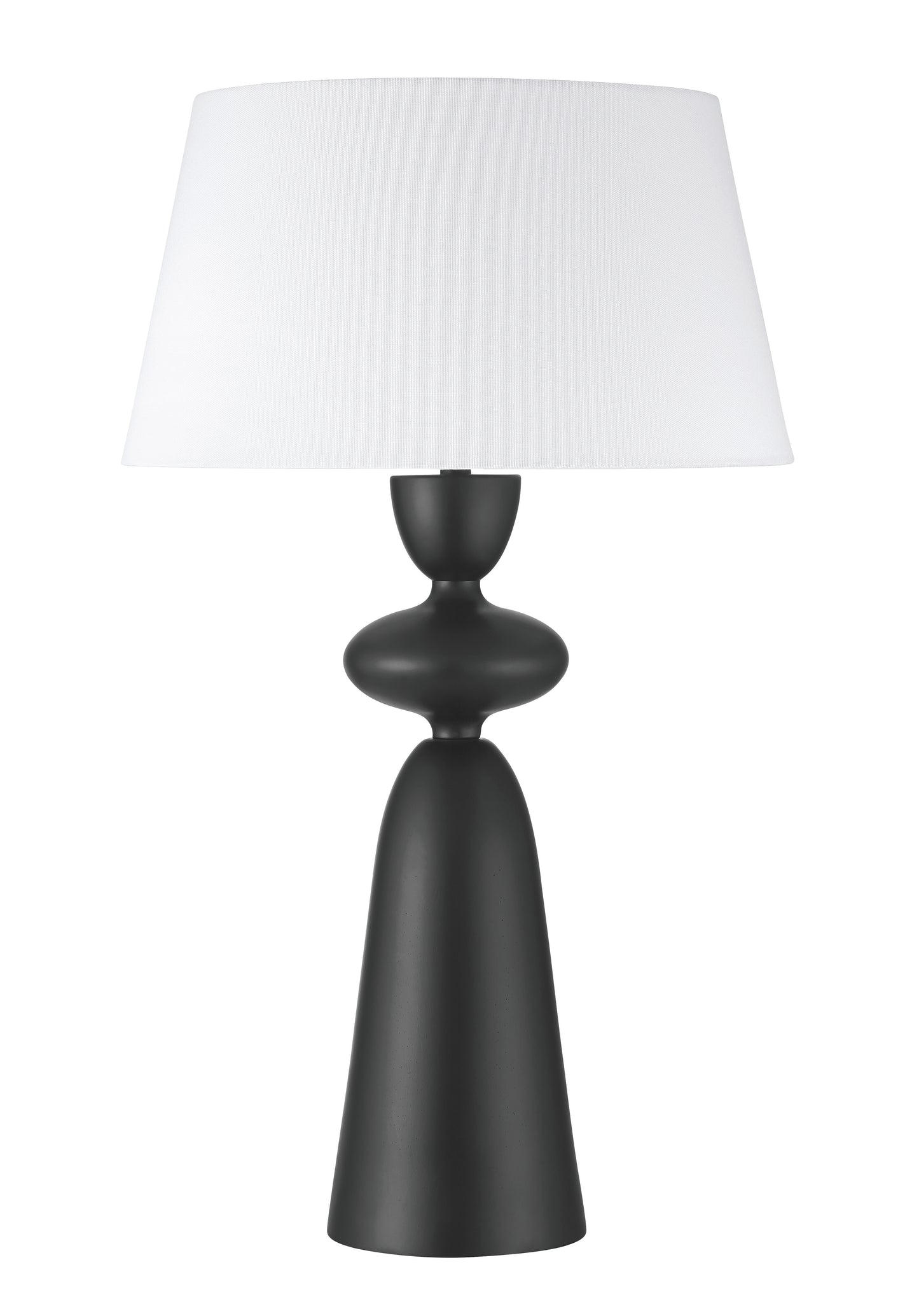87028FB-T - Misha 1 Light 28" High Table Lamp - Flat Black