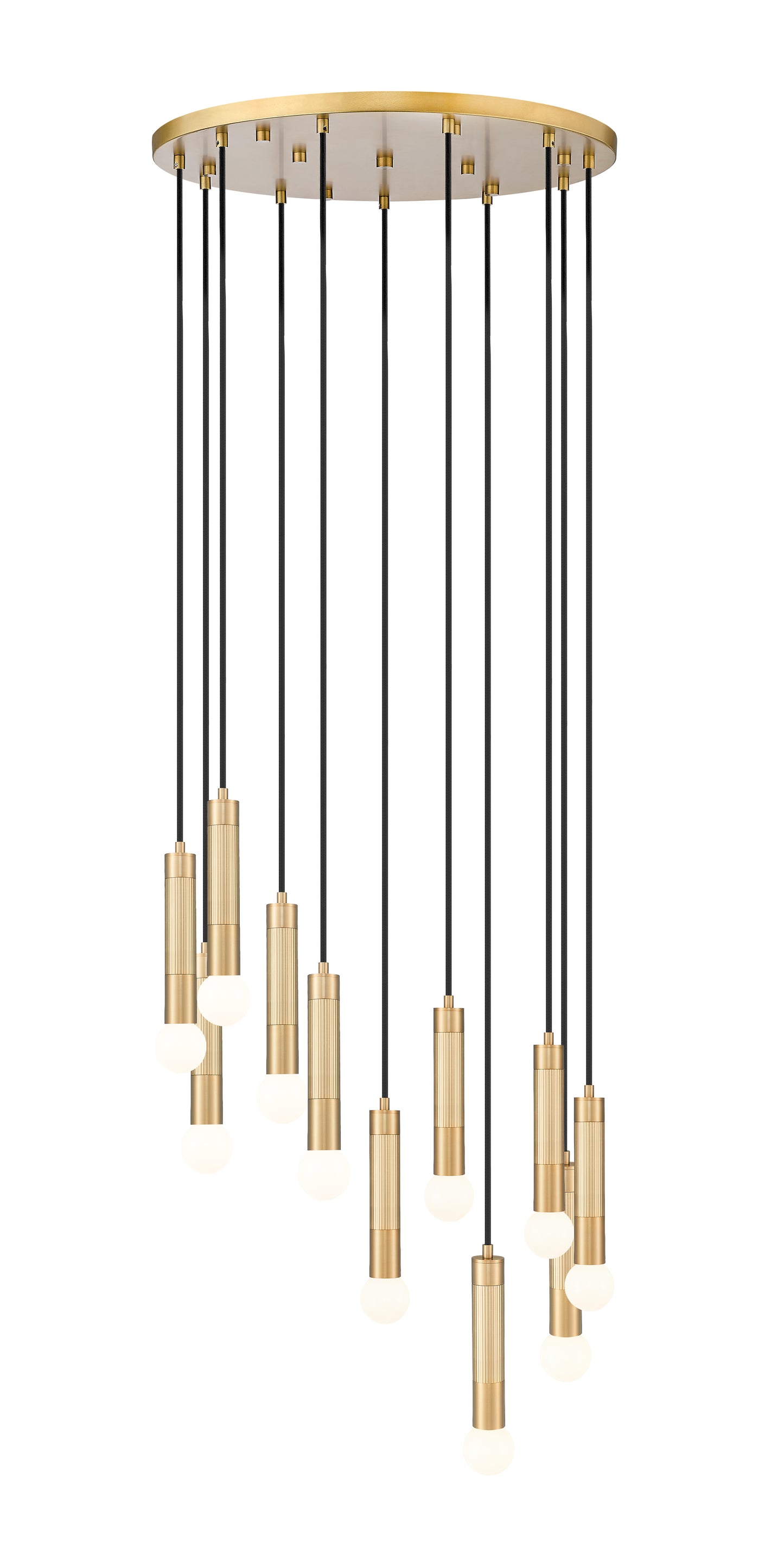 1956P-11R-MGLD - Stari 11 Light 24" Chandelier - Modern Gold