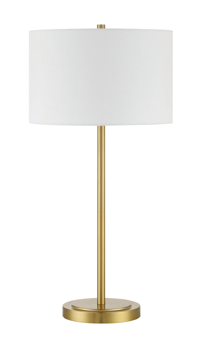 87009SB-T - Jones 1 Light 27" High Table Lamp - Satin Brass