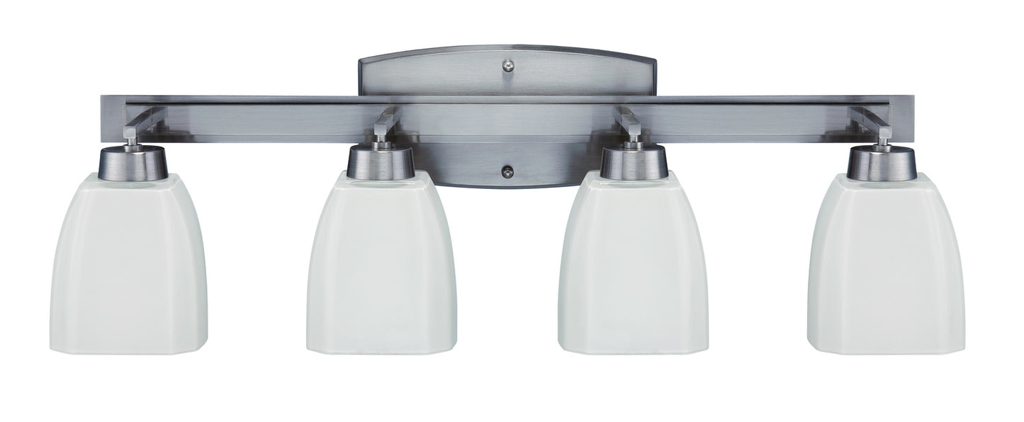 14728BNK4 - Bridwell 4 Light 28" Wide Vanity Light - Brushed Nickel