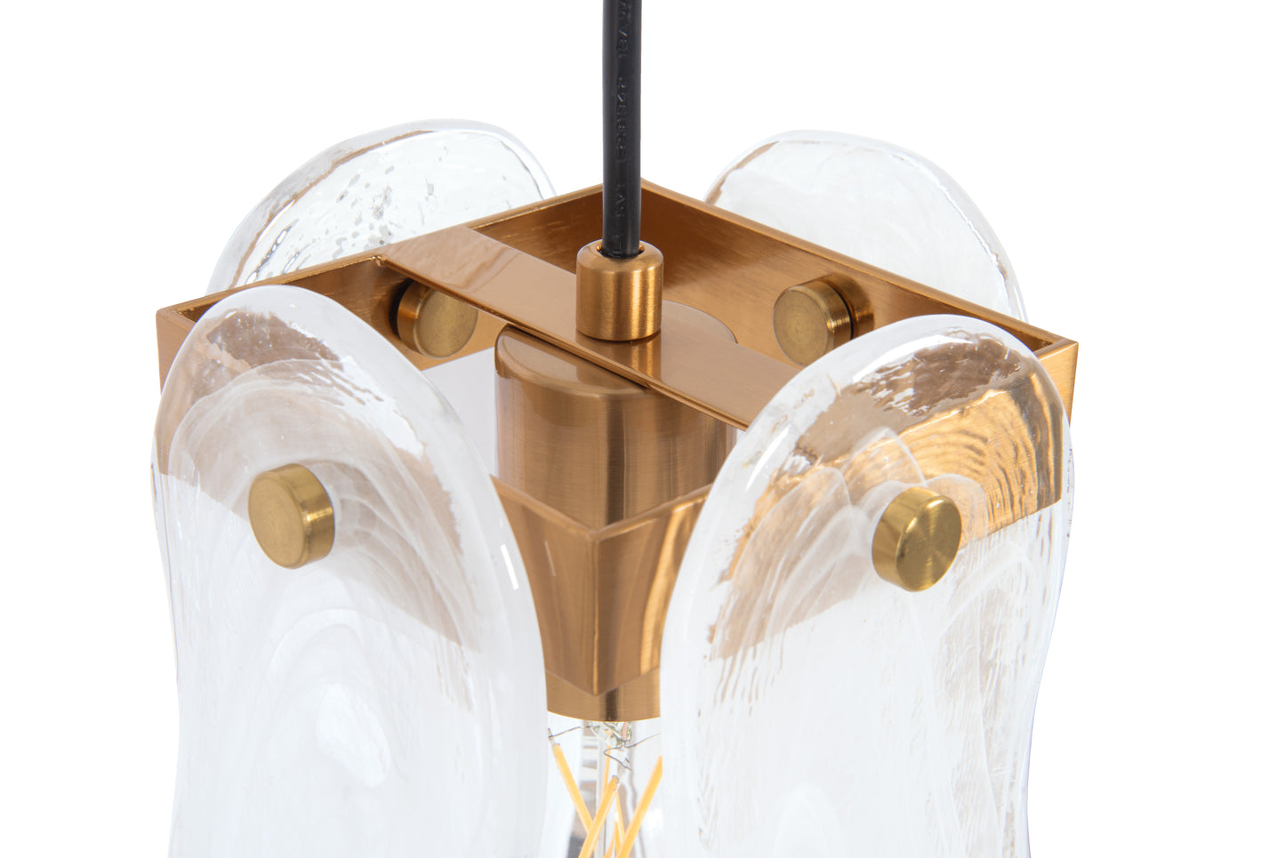 59991-SB - Angela 1 Light 5.5" Wide Pendant - Satin Brass