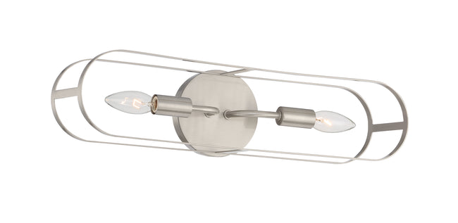 12820BNK2 - Mindful 2 Light 20" Wide Vanity Light - Brushed Nickel